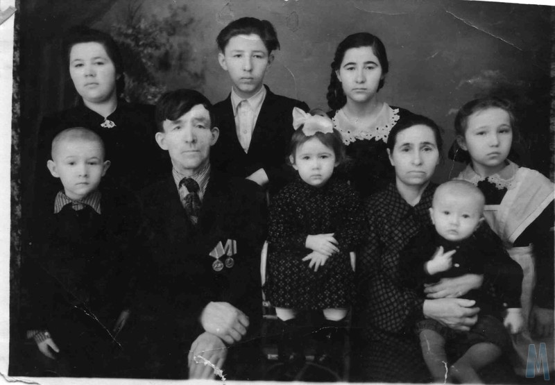 1956 г. Семья Хомлевых