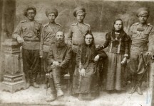 Семья первопоселенцев Нестеровых, 1918 г.
